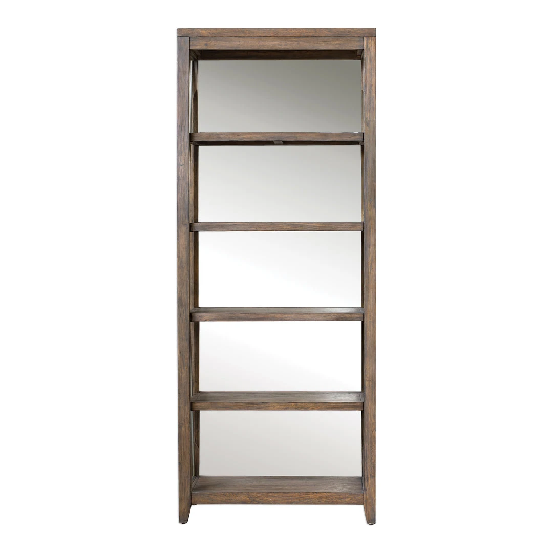Uttermost Delancey Weathered Oak Etagere LIVING ROOM 5 Uttermost Delancey Weathered Oak Etagere LIVING ROOM