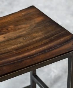 Bar & Counter Stools Uttermost Beck Wood Counter Stool 11 Bar & Counter Stools Uttermost Beck Wood Counter Stool