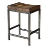 Bar & Counter Stools Uttermost Beck Wood Counter Stool 2 Bar & Counter Stools Uttermost Beck Wood Counter Stool