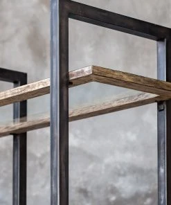 LIVING ROOM Uttermost Olwyn Industrial Etagere 12 LIVING ROOM Uttermost Olwyn Industrial Etagere