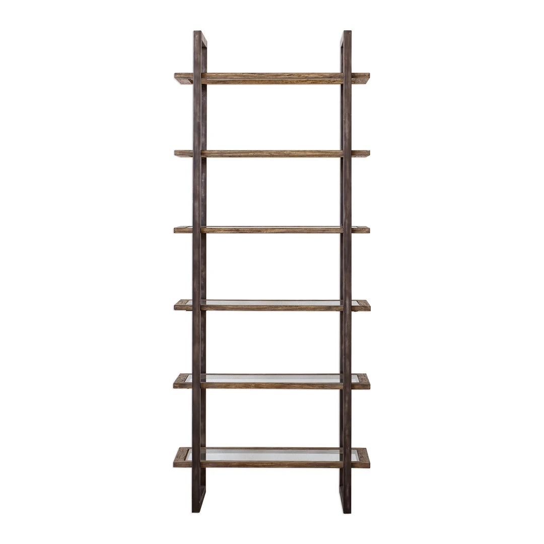 LIVING ROOM Uttermost Olwyn Industrial Etagere 3 LIVING ROOM Uttermost Olwyn Industrial Etagere