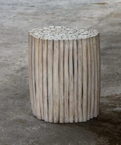 Uttermost Tectona Teak End Table Side & End Tables