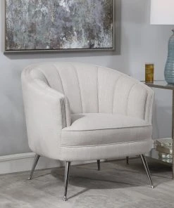 LIVING ROOM Uttermost Janie Mid-Century Accent Chair