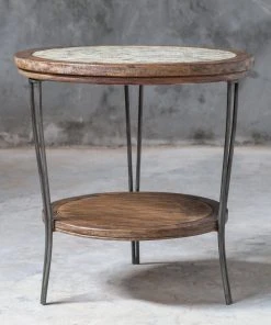 Uttermost Saskia Round Side Table