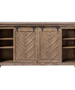 Uttermost Primalia Barn Door Media Console LIVING ROOM