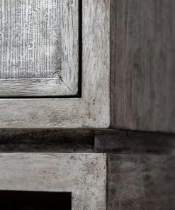 Uttermost Hamadi Distressed Gray 2 Door Cabinet