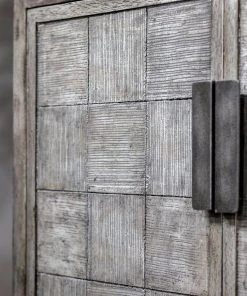 Uttermost Hamadi Distressed Gray 2 Door Cabinet