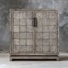 Uttermost Hamadi Distressed Gray 2 Door Cabinet
