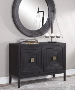 Uttermost Aiken Dark Walnut 2 Door Cabinet 20 Uttermost Aiken Dark Walnut 2 Door Cabinet