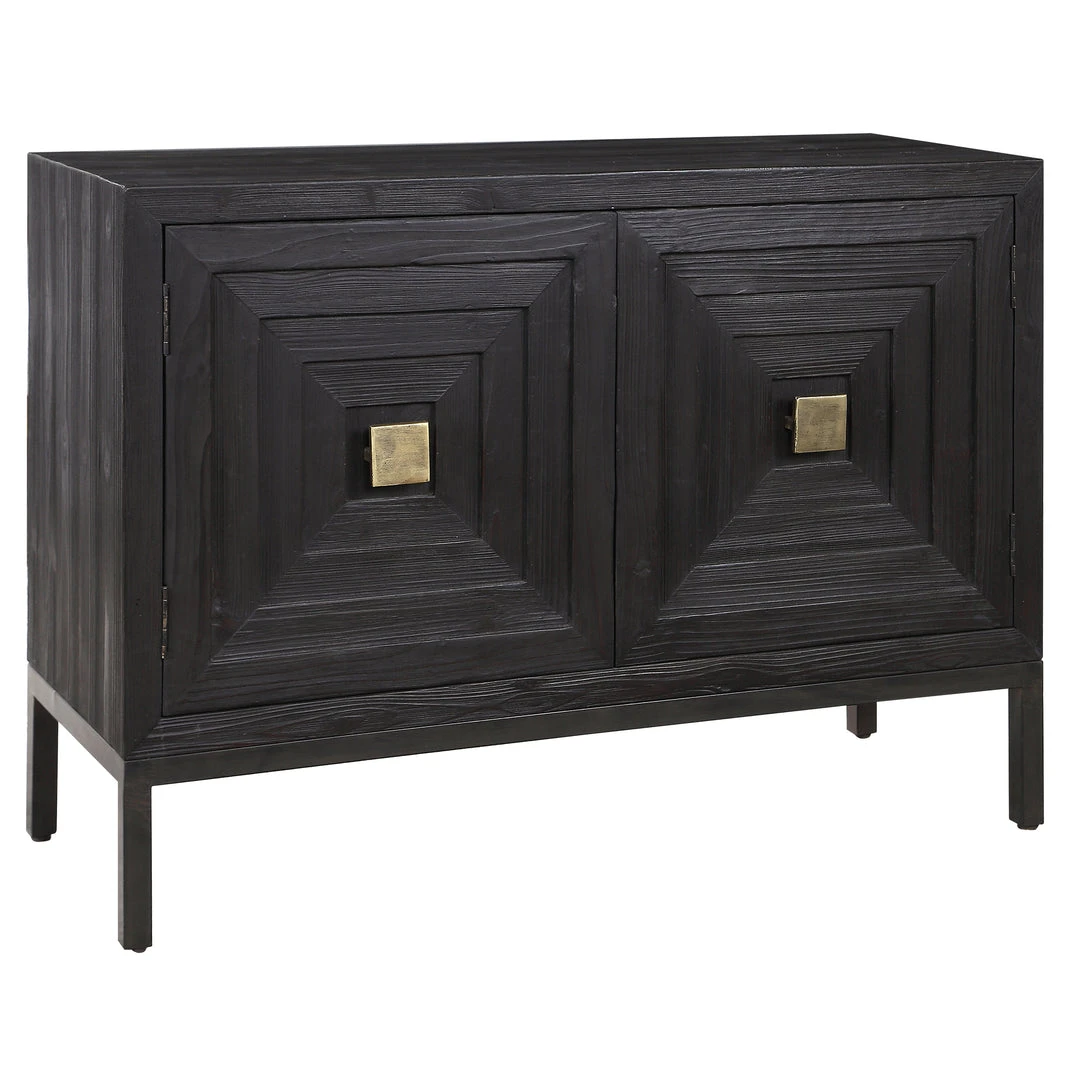 Uttermost Aiken Dark Walnut 2 Door Cabinet 6 Uttermost Aiken Dark Walnut 2 Door Cabinet