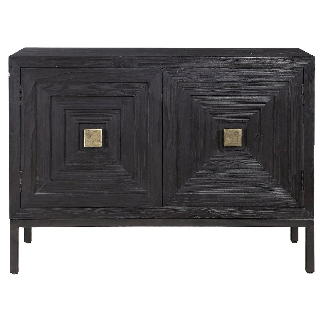 Uttermost Aiken Dark Walnut 2 Door Cabinet 3 Uttermost Aiken Dark Walnut 2 Door Cabinet