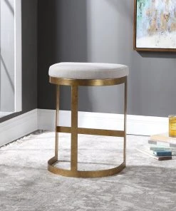 Uttermost Ivanna Modern Counter Stool Bar & Counter Stools