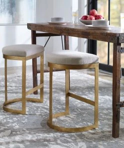 Uttermost Ivanna Modern Counter Stool Bar & Counter Stools