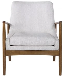 LIVING ROOM Uttermost Bev White Accent Chair