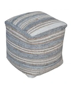 Benches, Ottomans & Poufs Uttermost Mesick Handwoven Gray Pouf