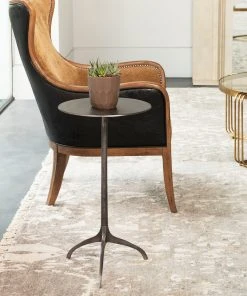 Uttermost Beacon Industrial Accent Table