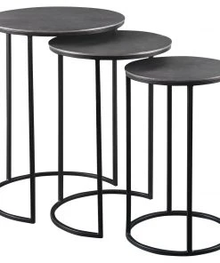 Side & End Tables Uttermost Erik Metal Nesting Tables, S/3