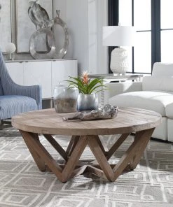LIVING ROOM Uttermost Kendry Reclaimed Wood Coffee Table