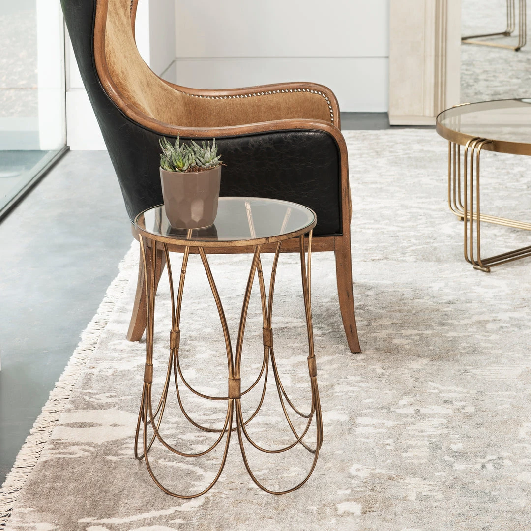 Side & End Tables Uttermost Kalindra Gold Accent Table 4 Side & End Tables Uttermost Kalindra Gold Accent Table