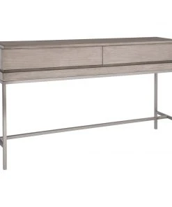 LIVING ROOM Uttermost Kamala Gray Oak Console Table