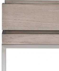 LIVING ROOM Uttermost Kamala Gray Oak Console Table