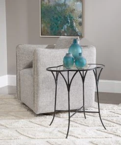 Uttermost Adhira Glass Accent Table