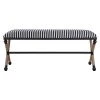 Uttermost Braddock Striped Bench 2 Uttermost Braddock Striped Bench