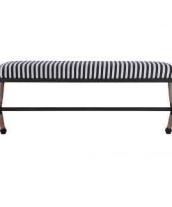 Uttermost Braddock Striped Bench