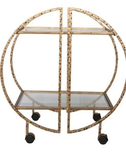 Carts & Bar Cabinets Uttermost Zelina Gold Bar Cart