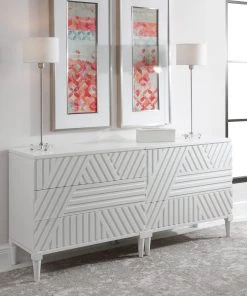 Uttermost Colby White Drawer Chest LIVING ROOM 16 Uttermost Colby White Drawer Chest LIVING ROOM