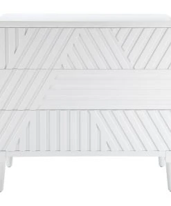 Uttermost Colby White Drawer Chest LIVING ROOM