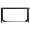 LIVING ROOM Uttermost Basuto Steel Console Table