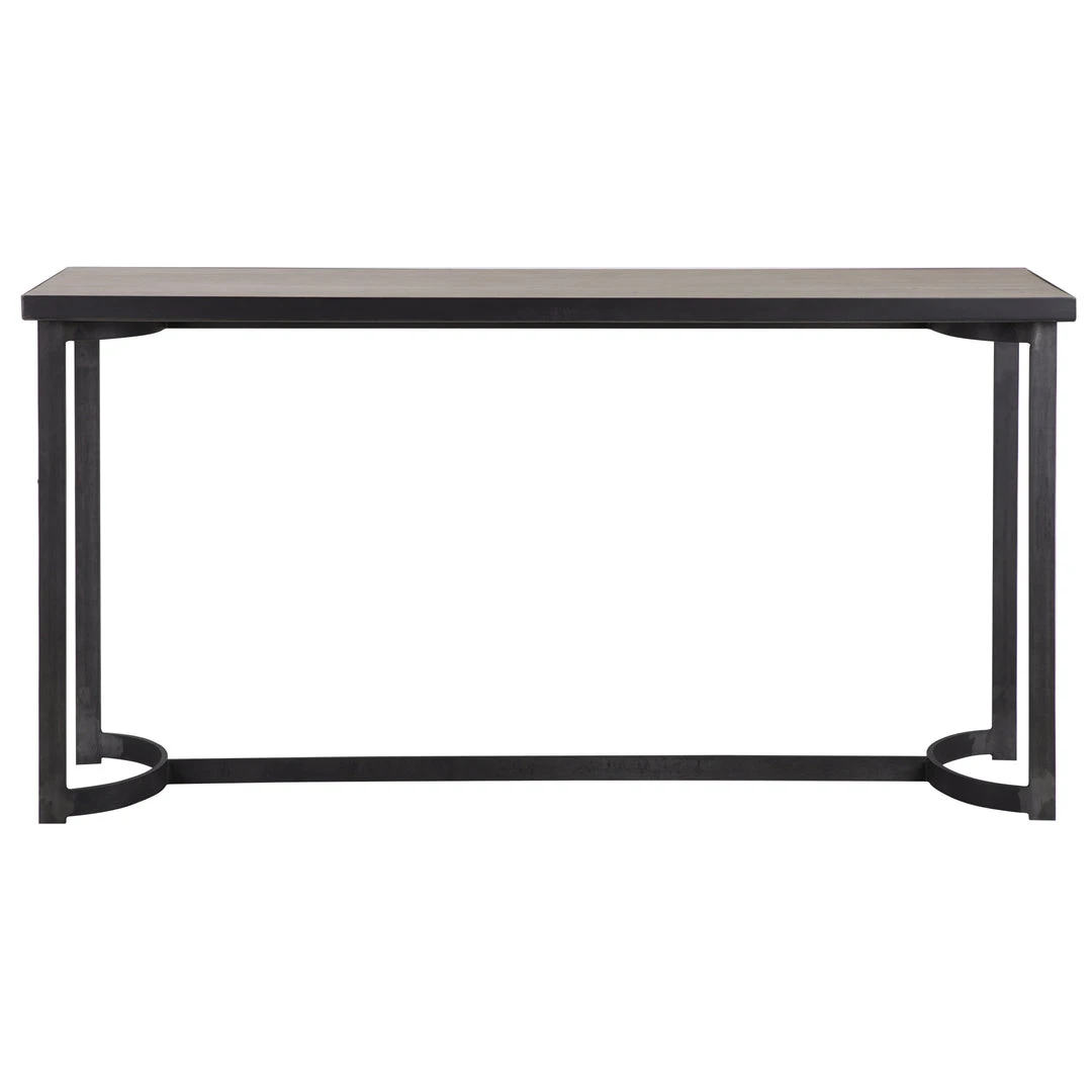 LIVING ROOM Uttermost Basuto Steel Console Table 3 LIVING ROOM Uttermost Basuto Steel Console Table