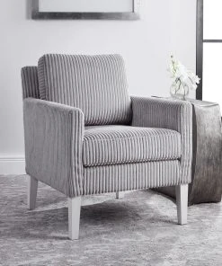 Uttermost Cavalla Gray Accent Chair LIVING ROOM