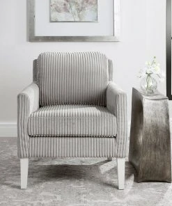Uttermost Cavalla Gray Accent Chair LIVING ROOM