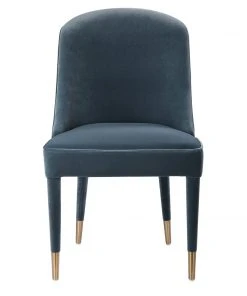 Uttermost Brie Armless Chair, Blue, Set Of 2