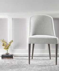 Uttermost Brie Armless Chair, White,Set Of 2 DINING ROOM