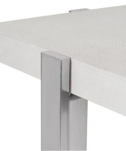 Uttermost Arnaut White Accent Table