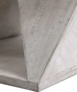 LIVING ROOM Uttermost Benue Gray Ottoman