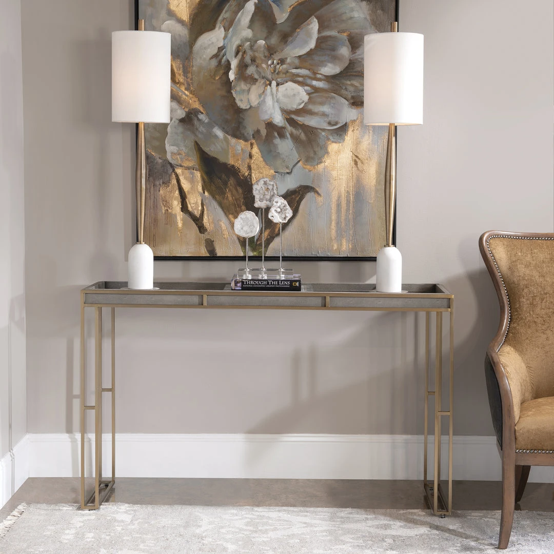 LIVING ROOM Uttermost Cardew Modern Console Table 4 LIVING ROOM Uttermost Cardew Modern Console Table