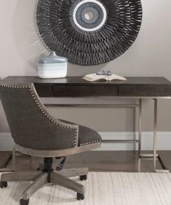 Uttermost Claude Modern Oak Desk LIVING ROOM