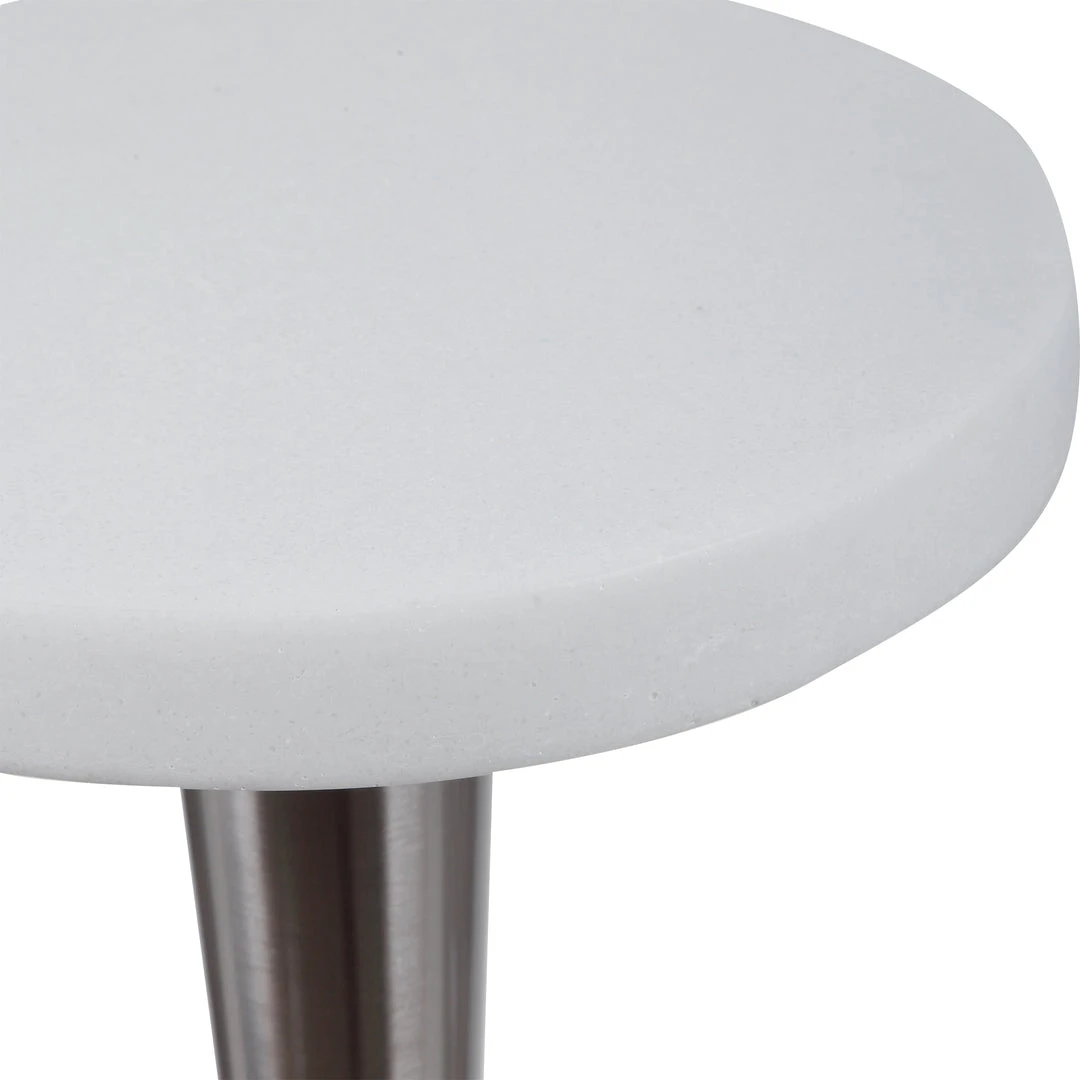 Side & End Tables Uttermost Masika White Drink Table 8 Side & End Tables Uttermost Masika White Drink Table