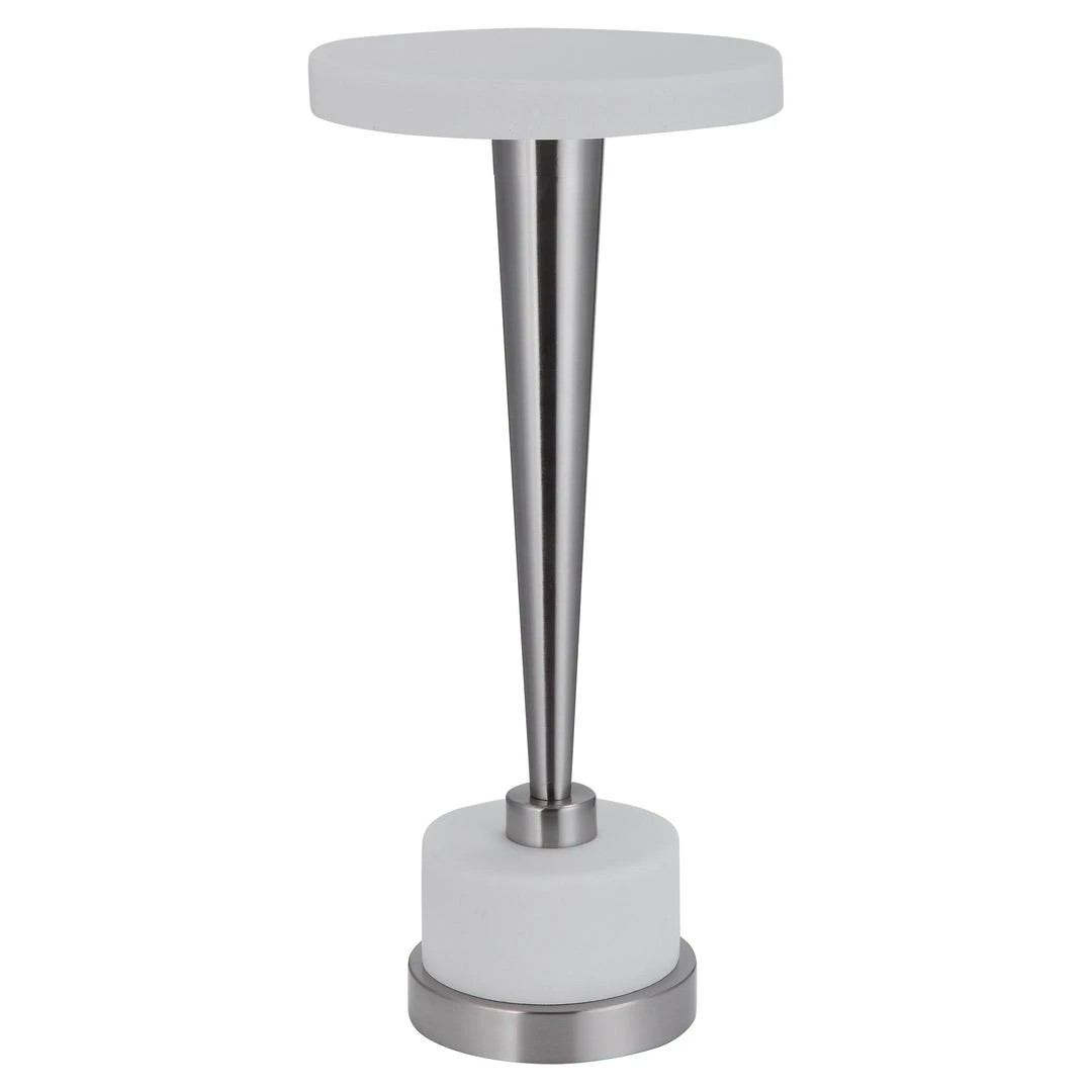 Side & End Tables Uttermost Masika White Drink Table 3 Side & End Tables Uttermost Masika White Drink Table