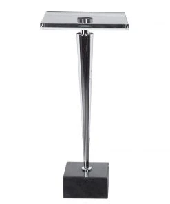 Side & End Tables Uttermost Campeiro Nickel Drink Table