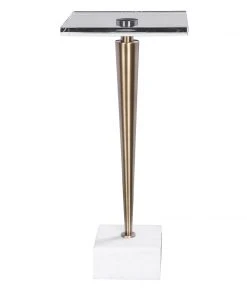 Side & End Tables Uttermost Campeiro Brass Drink Table