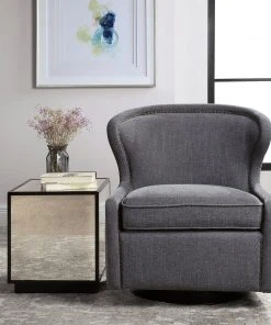 LIVING ROOM Uttermost Biscay Swivel Chair