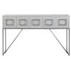 LIVING ROOM Uttermost Abaya White Console Table