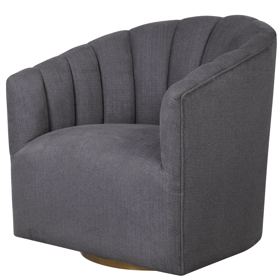 LIVING ROOM Uttermost Cuthbert Modern Swivel Chair 6 LIVING ROOM Uttermost Cuthbert Modern Swivel Chair
