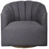 LIVING ROOM Uttermost Cuthbert Modern Swivel Chair