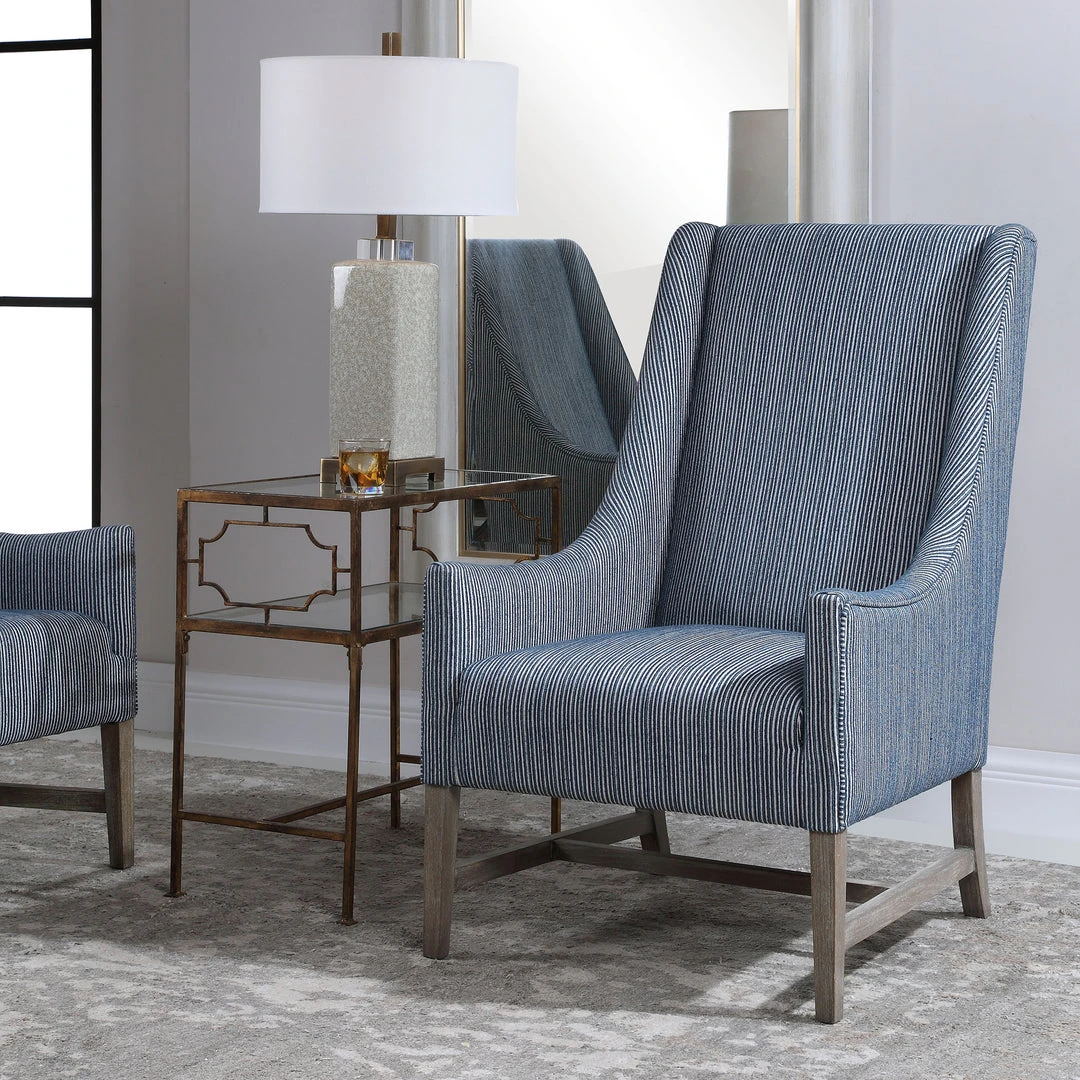 Uttermost Galiot Wingback Accent Chair 5 Uttermost Galiot Wingback Accent Chair